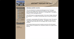 Desktop Screenshot of hangar4sale.com