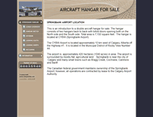 Tablet Screenshot of hangar4sale.com